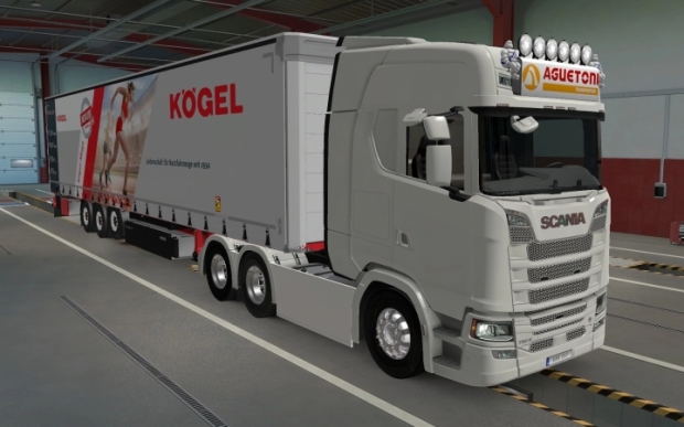 ETS2 - Big Lightbox Scania R And S 2016 Aguetoni Transportes (1.43.x)