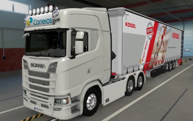 ETS2 - Big Lightbox Scania R And S 2016 Correios (1.43.x) | Euro Truck ...