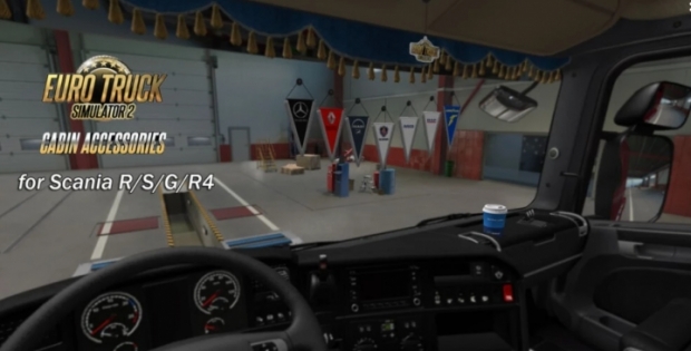 ETS2 - Cabin Accessory DLC for Scania R/S/G/R4 (1.42.x)