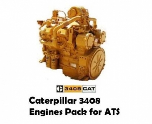 Ats - Caterpillar 3408 Engines Pack V1.5 (1.42.x) 