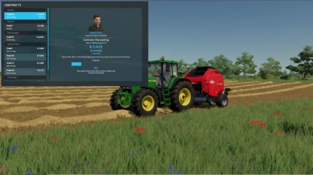 FS22 - Collect Straw At Missions V1.0