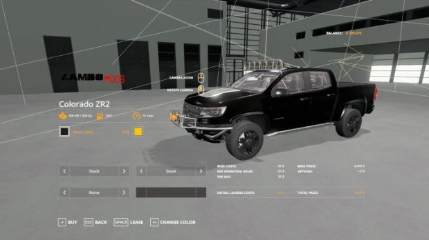 FS19 - Colorado ZR2 Truck V1.0
