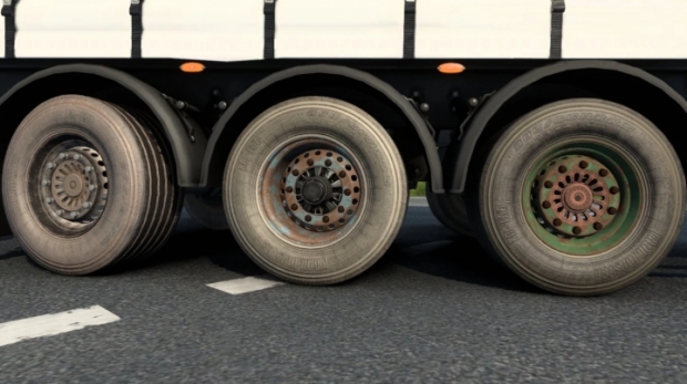 ETS2 - Dirt Tires and Rims Pack V1.0 (1.42.x)
