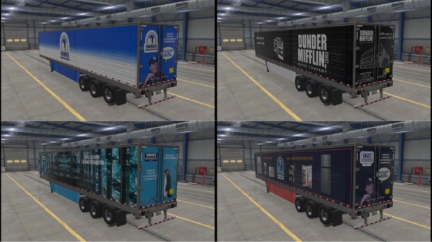 ATS - Dunder Mifflin Cargo & Trailer Pack V2.2 (1.42.x)