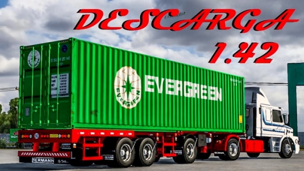 ETS2 - Evergreen Container Trailer (1.43.x)