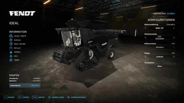 FS22 - Fendt Ideal Tuning V1.0