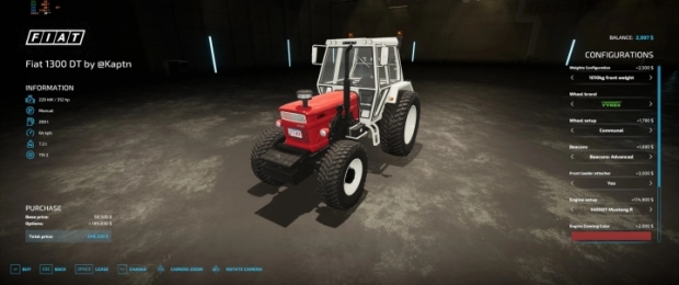 FS22 - Fiat 1300DT V1.0