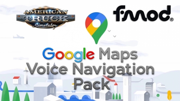 ATS - Google Maps Voice Navigation Pack V2.2 (1.42.x)