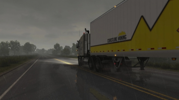 ETS2 - Improved SCS Rain V1.2 (1.42.x)