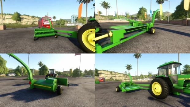 FS19 - John Deere 3955 Pull-Behind Chopper V1.0
