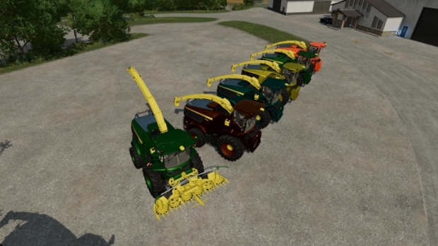 FS22 - John Deere Foreage Harvester Pack V1.0