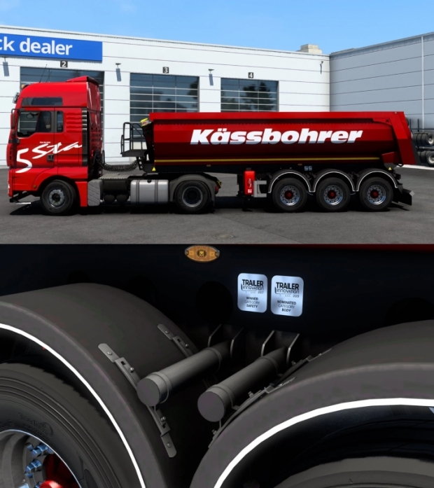 ETS2 - Kassbohrer Tipper (1.42.x)