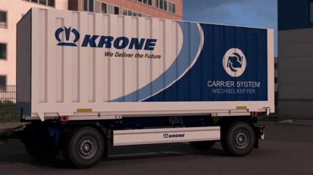 ETS2 - Krone Profi Box Carrier Pack V1.5 (1.43.x)