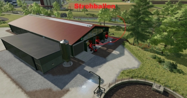 FS22 - Large Cow Stalls with Ball Trigger V1.0
