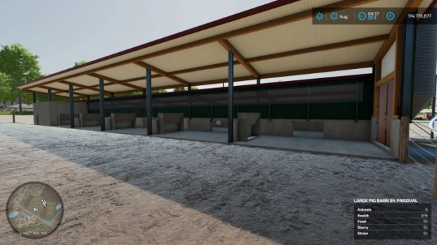 FS22 - Large Pig Barn V1.0