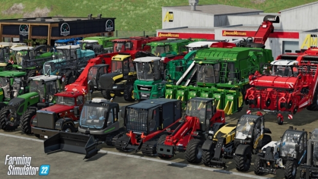 Machines of Farming Simulator 22: Watch The New Garage Trailer