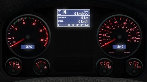 ETS2 - MAN TGX HD Gauges V1.1 (1.42.x)