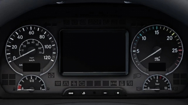 ETS2 - Mercedes-Benz Actros 2009 Corrected Gauges V1.1 (1.42.x)