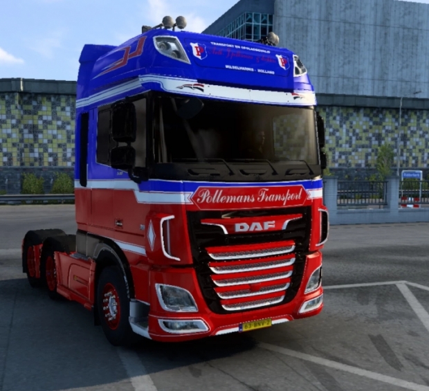 ETS2 Pollemans Uit Middelharnis Skin (1.42.x) Euro Truck Simulator