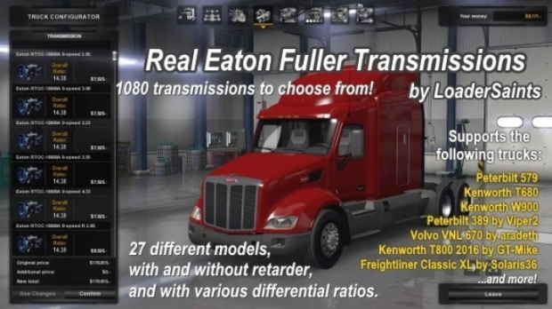 ATS - Real Eaton Fuller Transmissions (1.42.x)