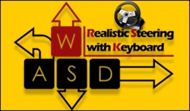 ETS2 - Realistic Steering with Keyboard V4.0.5 (1.43.x)