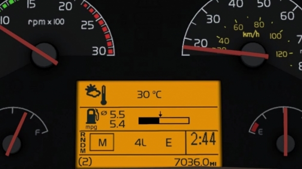 ATS - Realistic Volvo VNL Dashboard Computer (1.42.x)