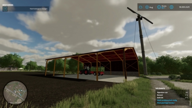 FS22 - Red Metal Shed V1.0