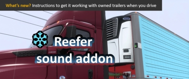 ETS2 - Reefer Trailer Sound Addon V1.0.3 (1.42.x)