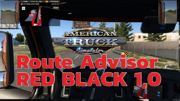 ATS - Route Advisor Red Black V1.0 (1.42.x)