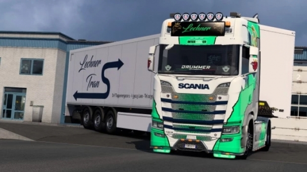 ETS2 - Scania S NG Lechner Combo Skin Pack V1.0 (1.43.x)