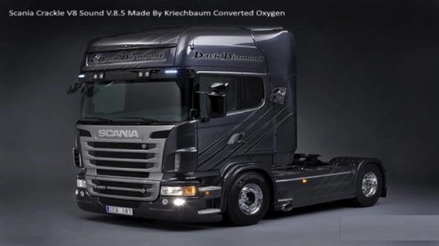 ETS2 - Scania V8 Sound V8.5 Crackle Edition (1.42.x)
