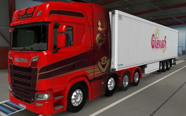 ETS2 - SCS Trailer Krone Cool Liner Gasnakis Juice Skin (1.43.x)