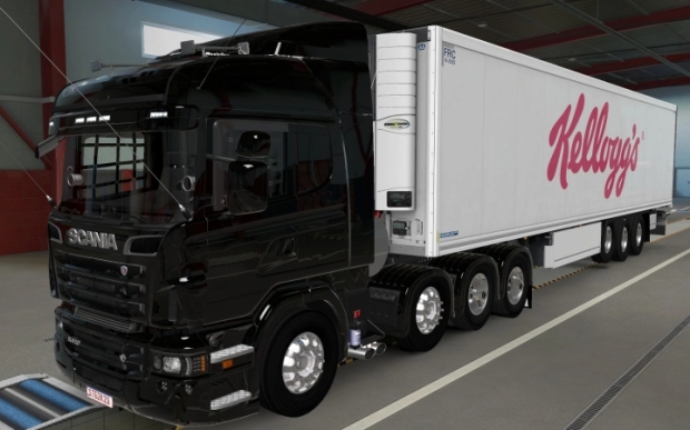 ETS2 - SCS Trailer Krone Cool Liner Kelloggs Skin (1.43.x)