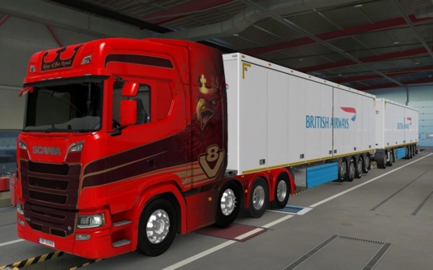 ETS2 - SCS Trailers British Airways Skin (1.43.x) | Euro Truck ...