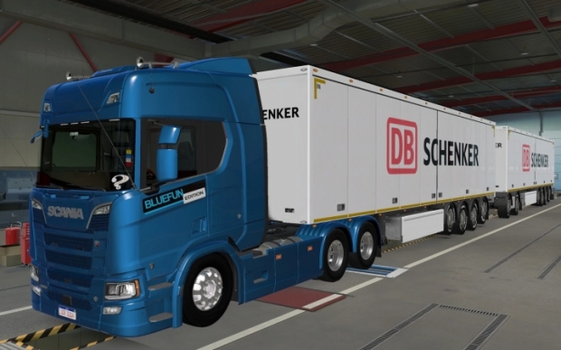 ETS2 - SCS Trailers DB Schenker Skin (1.43.x) | Euro Truck Simulator 2 ...