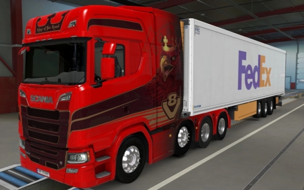 ETS2 - SCS Trailers Krone Cool Liner Fedex Skin (1.43.x) | Euro Truck ...