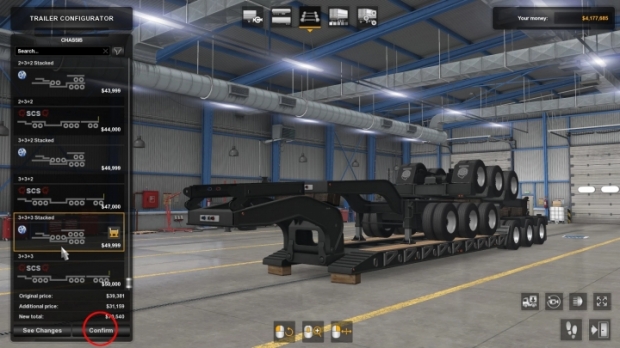 ATS - Stacked SCS Lowboy Trailers (with Extra Cargo) V1.7 (1.43.x)