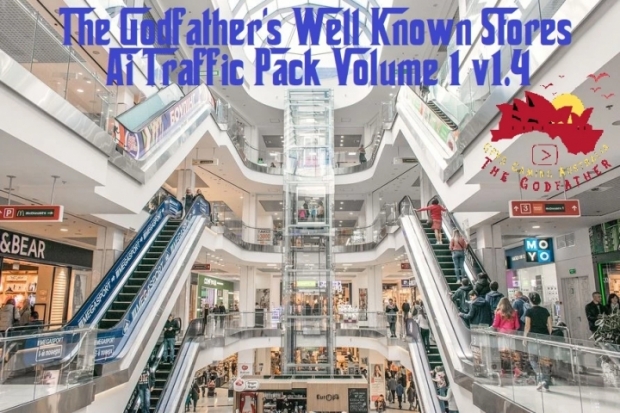 ATS - The Godfathers Well Known Stores Ai Traffic Pack Volume 1 V1.4 (1.42.x)