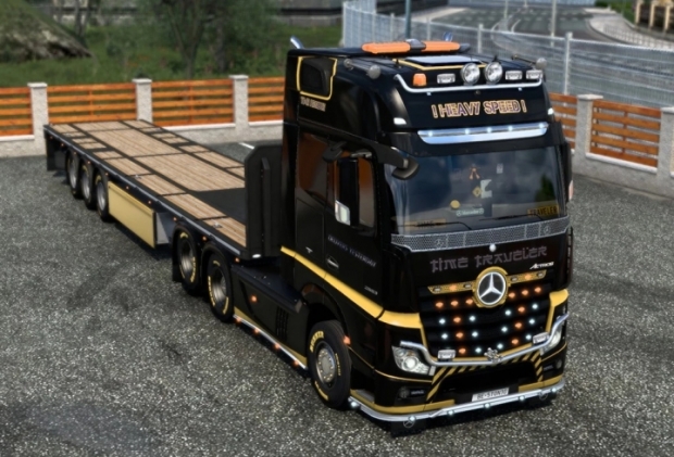 ETS2 - TimeTraveler Hazard Paintjob Pack Vanilla V1.03 (1.42.x)