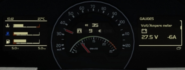 ETS2 - Volvo FH 2012 Realistic Dashboard Computer V1.1 (1.42.x)
