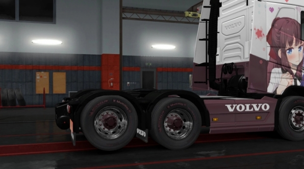 ETS2 - Volvo FH (New) 6x4 Tandem Axle Lift Function V1.3 (1.43.x)