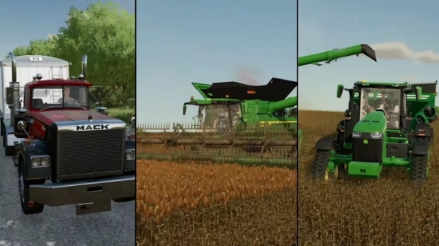 Fs22 Watch Our New Tv Spot Featuring Some Crossplay Multiplayer Action Farming Simulator 22 7564