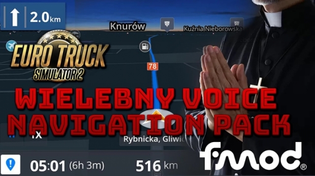 ETS2 - Wielebny Voice Navigation Pack V2.1 (1.42.x)
