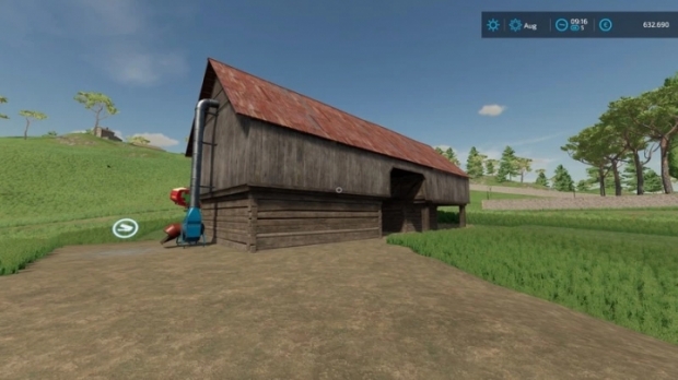 FS22 - Wooden Barn V1.0