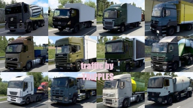 ETS2 - AI Truck Traffic Pack V1.8 (1.43.x)