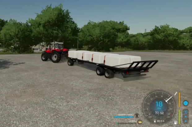 FS22 - Autoloading Square Bale Trailer V1.0
