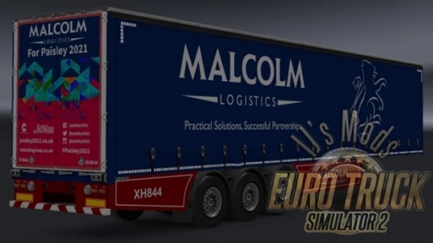 ETS2 - Big Malcolm Trailer & Skins Pack V10.3 (1.43.x)