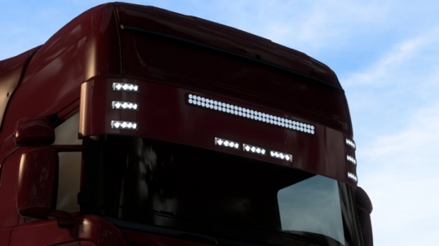 ETS2 - Big Paintable Sunshield V2.6 (1.43.x)
