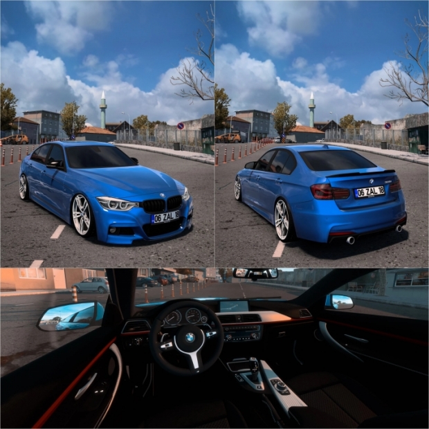 ETS2 - BMW 320i F30 M Package Fix (1.43.x)