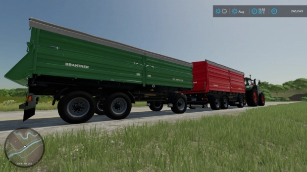 FS22 - Brantner DD 24073 85.000 Tons and 45.000 Tons V1.0